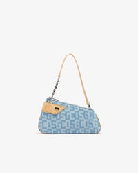 Comma Notte Gcds Monogram Denim Bag